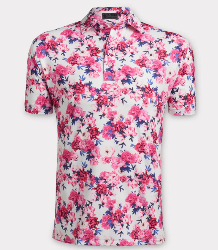 Floral 2025 golf polo