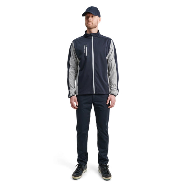 Abacus Men's Dornoch stretch jacket - navy/lt.grey