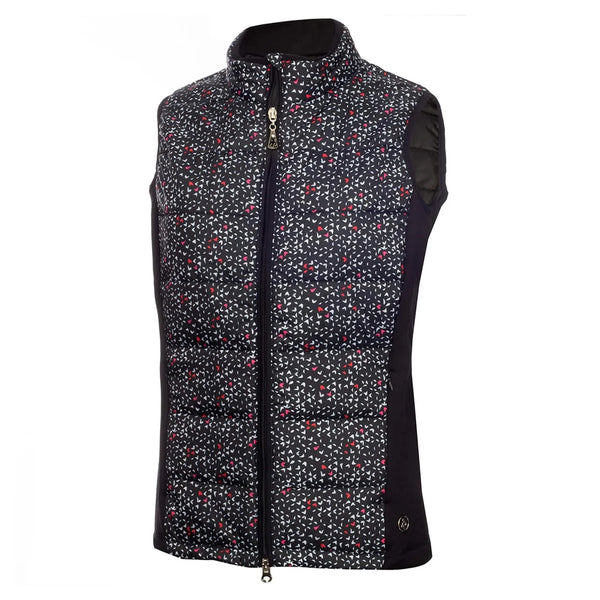 Green Lamb Maggie Printed Ladies Golf Gilet