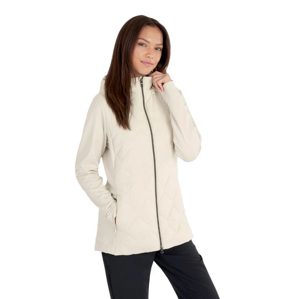 MARCIA HYBRID LONG LINE JACKET WITH DETACHABLE HOOD | Size 10