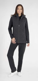 MARCIA HYBRID LONG LINE JACKET WITH DETACHABLE HOOD | Size 10