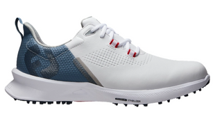 Buy white-blue-red FootJoy Fuel Men's Golf Shoe