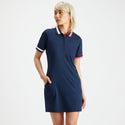 G/FORE Contrast Collar Lightweight Polo Dress