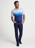 Peter Millar Macon Performance Jersey Polo in White