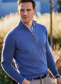 Peter Millar Artisan Crafted Cashmere Flex Quarter-Zip