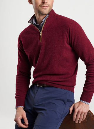 Buy vermouth Peter Millar Men's Artisan Crafted Cashmere Flex Quarter-Zip