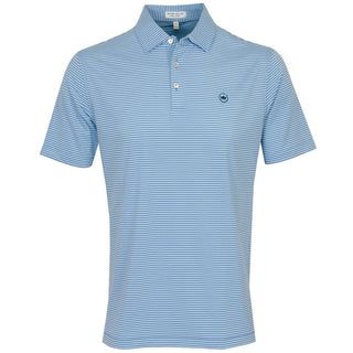 Buy bondi-blue Peter Millar Hales Performance Polo Shirt