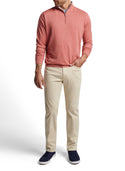 Peter Millar Men's Clay Rose Crown Comfort Quarter-Zip