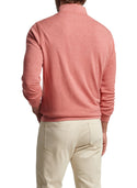 Peter Millar Men's Clay Rose Crown Comfort Quarter-Zip