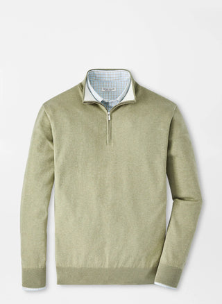 Buy tea-leaf Peter Millar Men's Whitaker Quarter-Zip Sweater