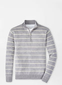 Peter Millar Eastham Striped Quarter-Zip Sweater