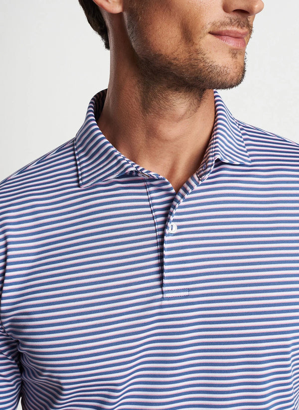 Peter Millar Albatross Cotton Blend Piqué Polo