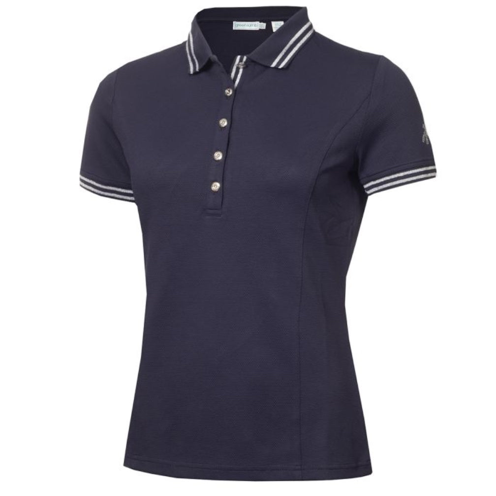 Green Lab Golf Color Green Lamb Martha Pique Polo | Golf Suite Shop