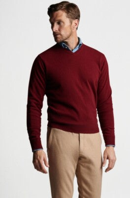 Peter Millar Mens Journeyman V-Neck Jumper