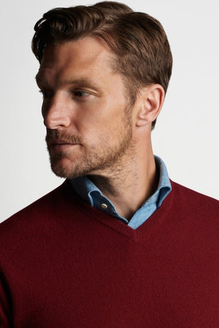Peter Millar Mens Journeyman V-Neck Jumper