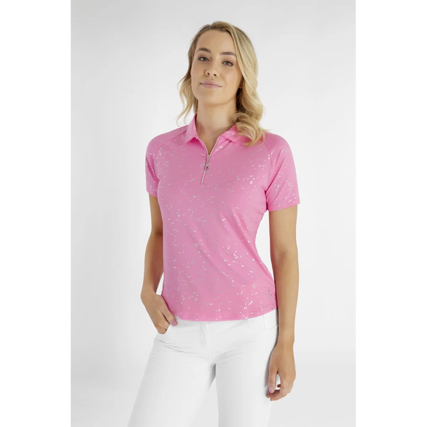 Green Lamb Eco-Chic Shimmer: Katlynne Foil Polo | Size 10