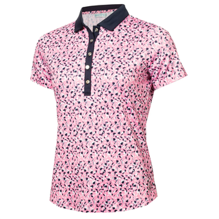 Green Lamb Melanie Printed Ladies Golf Polo Shirt - size 10