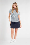 Green Lamb ODELLE PRINTED POLO: Vibrant Style Meets Performance - size 10