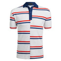 G/FORE Offset Stripe Polo