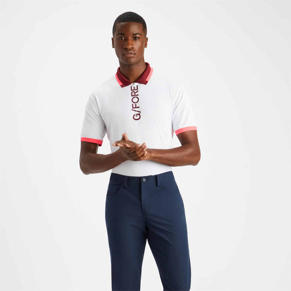 G/FORE Logo Tech Pique 1/4 Zip Polo | Golf Suite Shop