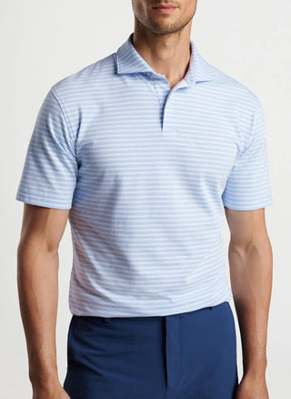 Peter Millar Mens Albatross Cotton-Blend Performance Polo