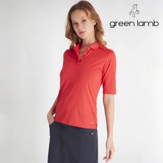 Green Lamb Nakita Lightweight Half Sleeve Polo - size 10