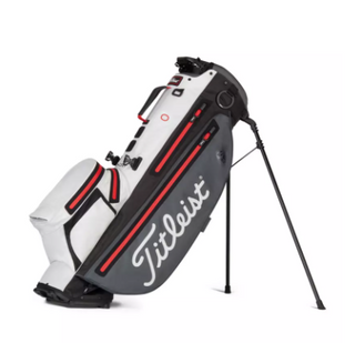 Buy charcoal-white-red Titleist Players 4 Plus Stadry Stand Bag