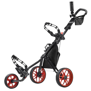 Buy red Caddytek 11.5 V3 SuperLite Deluxe 3 Wheel Golf Buggy