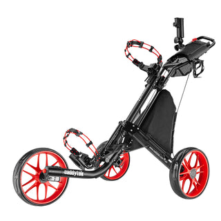 Buy red CaddyTek CaddyLite EZ-Fold Pro 3-Wheel Golf Buggy