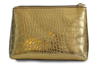 Golden 8 Gold Mock Croc Bag