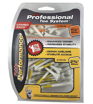 Pride Professional Tee System™ (PTS) Pride Performance™ Plastic Tees - Combo Pack