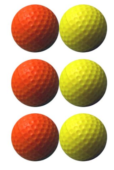 Foam Short Flight Practice Balls