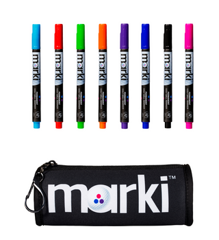 MARKI 8 Pen Pack with Pouch