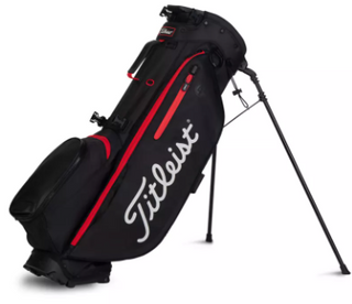 Buy black-black-red Titleist Players 4 Plus Stand Bag