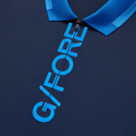 G/FORE Logo Tech Pique 1/4 Zip Polo
